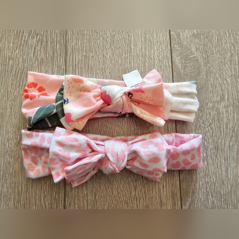 ✨ 3/$20✨ 2 Cotton Tropical Baby Headbands